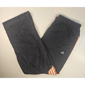 Vintage Adidas Track Pants Mens XL Sweatpants Baggy Y2K Wide Leg Blue Streetwear